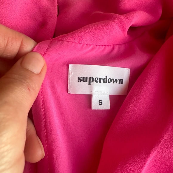 Revolve Superdown Kaycie Drape Neck Romper - Picture 7 of 7